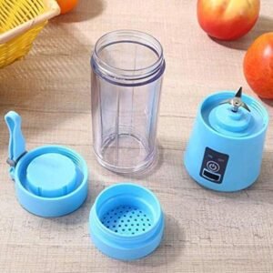 Portable USB Electric Juicer - 4 Blades (Protein Shaker) - DeoDap