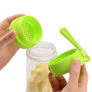 Portable USB Electric Juicer - 4 Blades (Protein Shaker) - DeoDap
